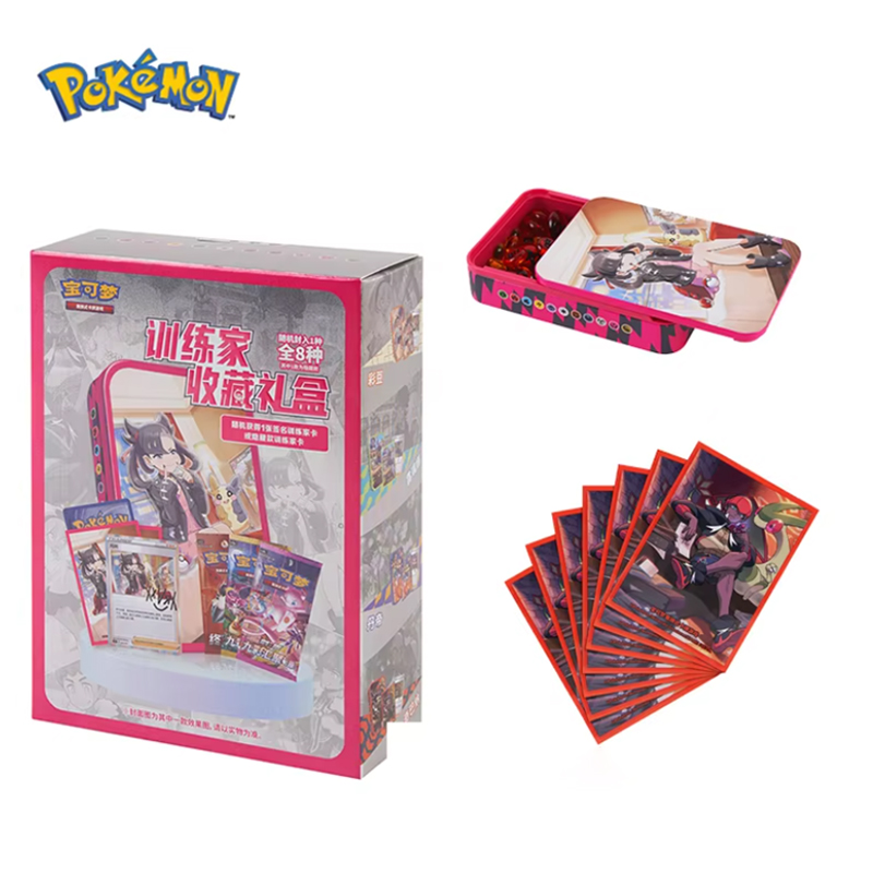 Board Game Pokemon - صندوق تخزين ملحقات بوكيمون أصلي وموثوق