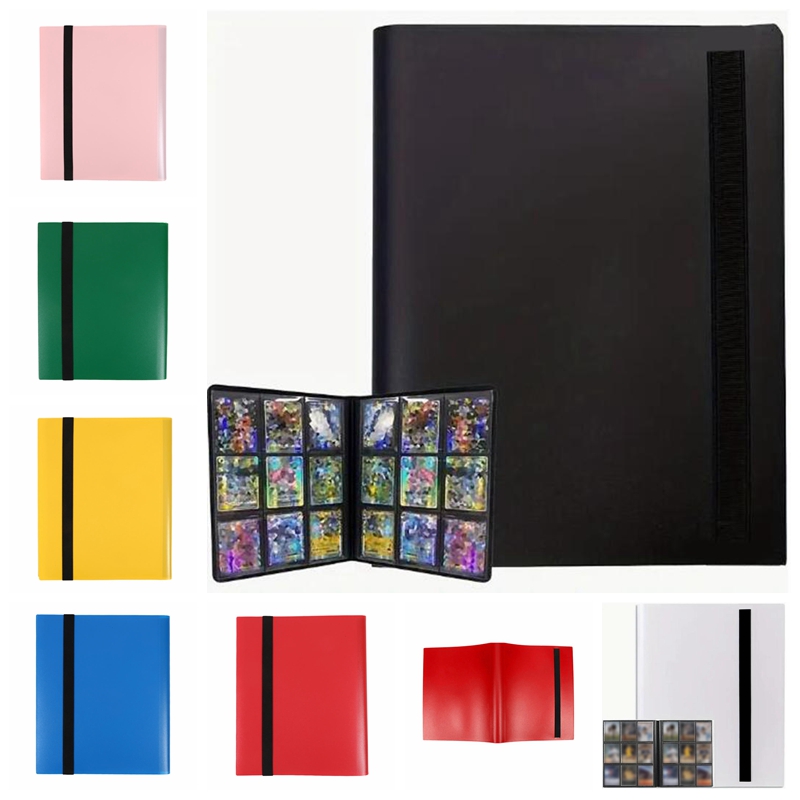 Board Game Book - ألبوم شفاف بجيوب شبكية 4/9/12 فتحة