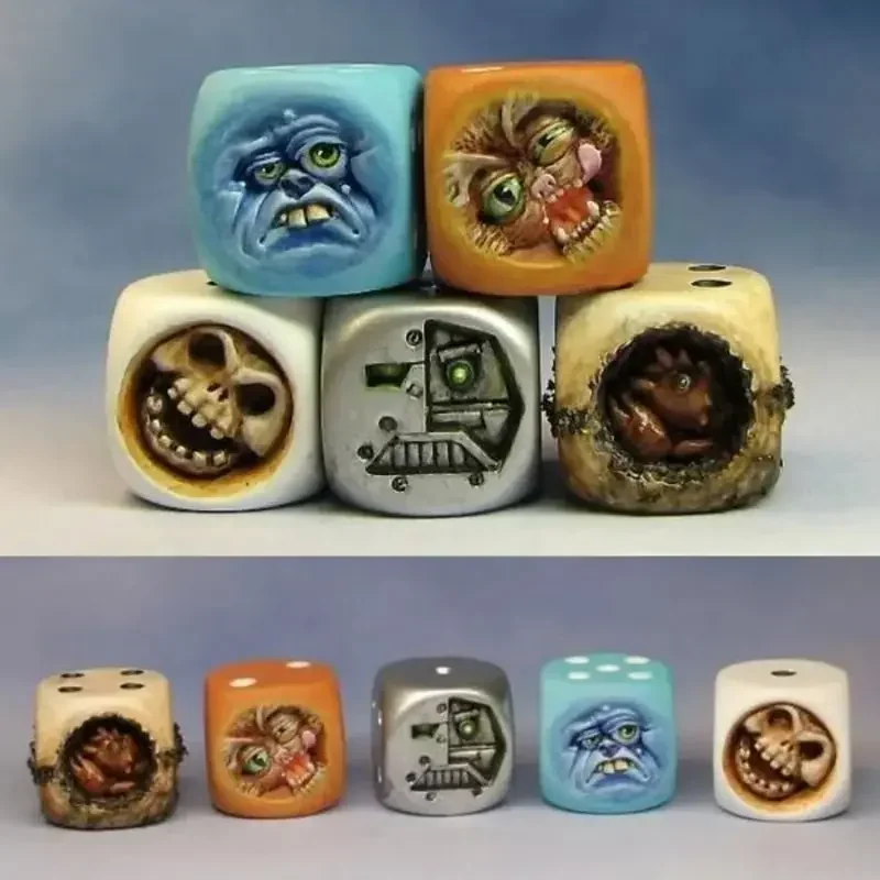 Board Game Monster - الراتنج الوحش الوجه النرد مجموعة هالوين