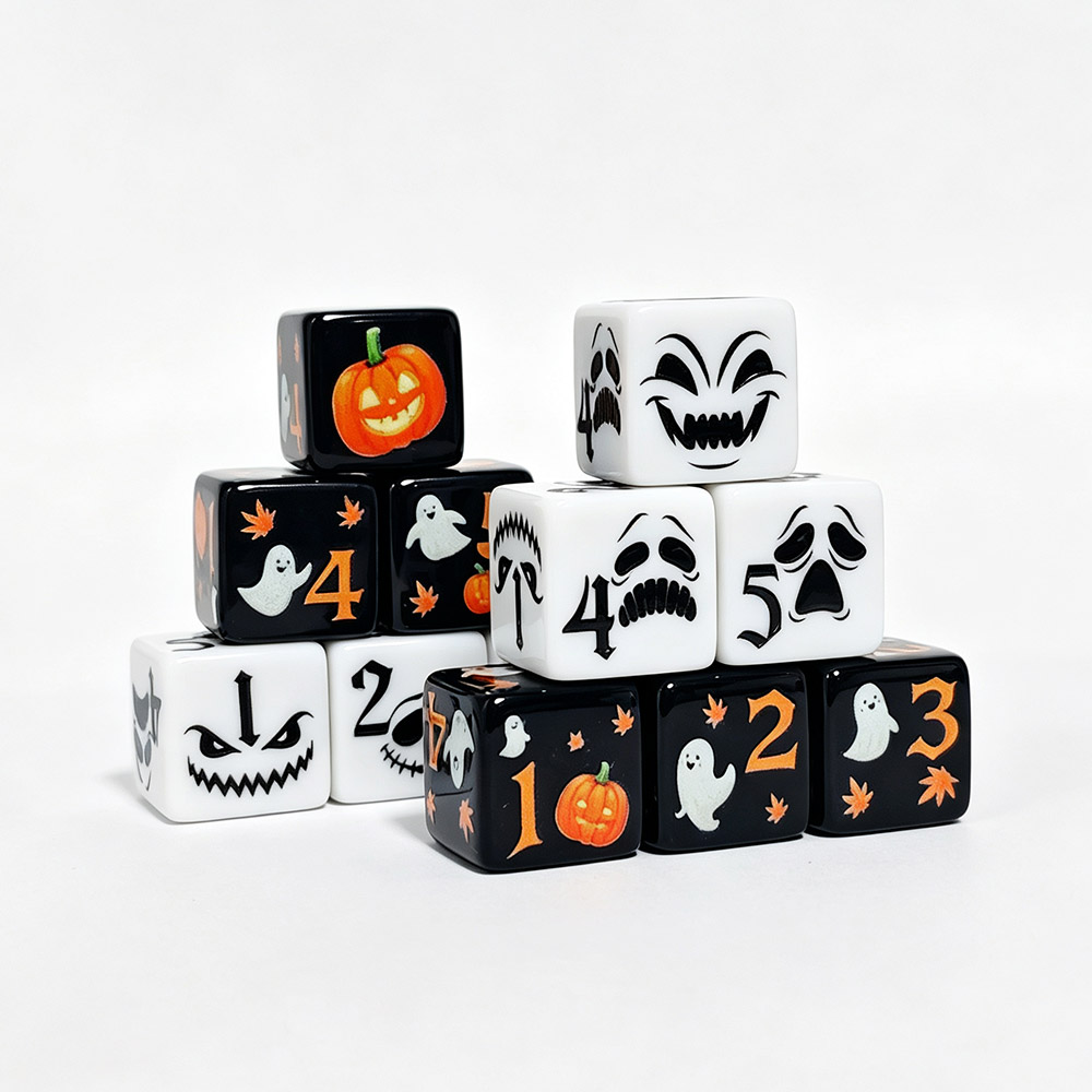 100 قطعة من مكعبات الأكريليك ا - مراجعة Board Game Horror وسعره