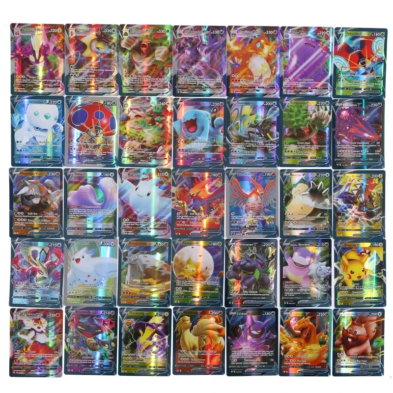 60/100 قطعة من بطاقات بوكيمون  - مراجعة Board Game Pokemon وسعره